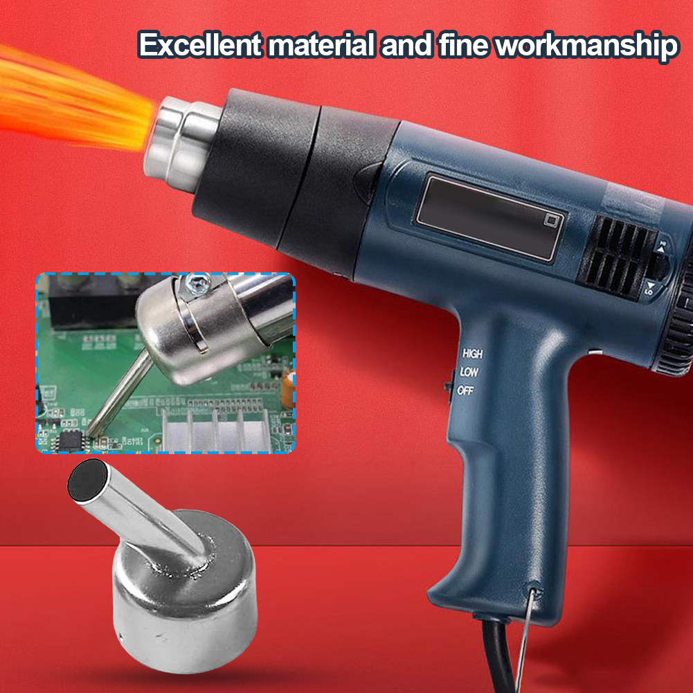 Hot Air Station 858 - 3-10Mm Welding Nozzle 45 Degree Curved