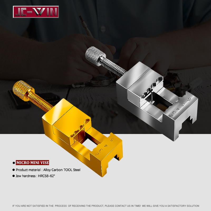 Electronics Repair Bench - Watch Tools Precision vise Brass and