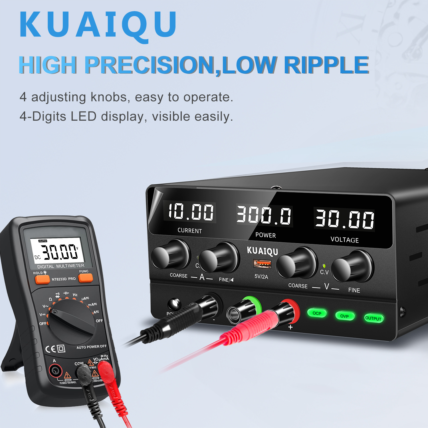 KUAIQU SPPS-H3010 4-Digit Disp - Electronics Repair Bench recensie en prijs