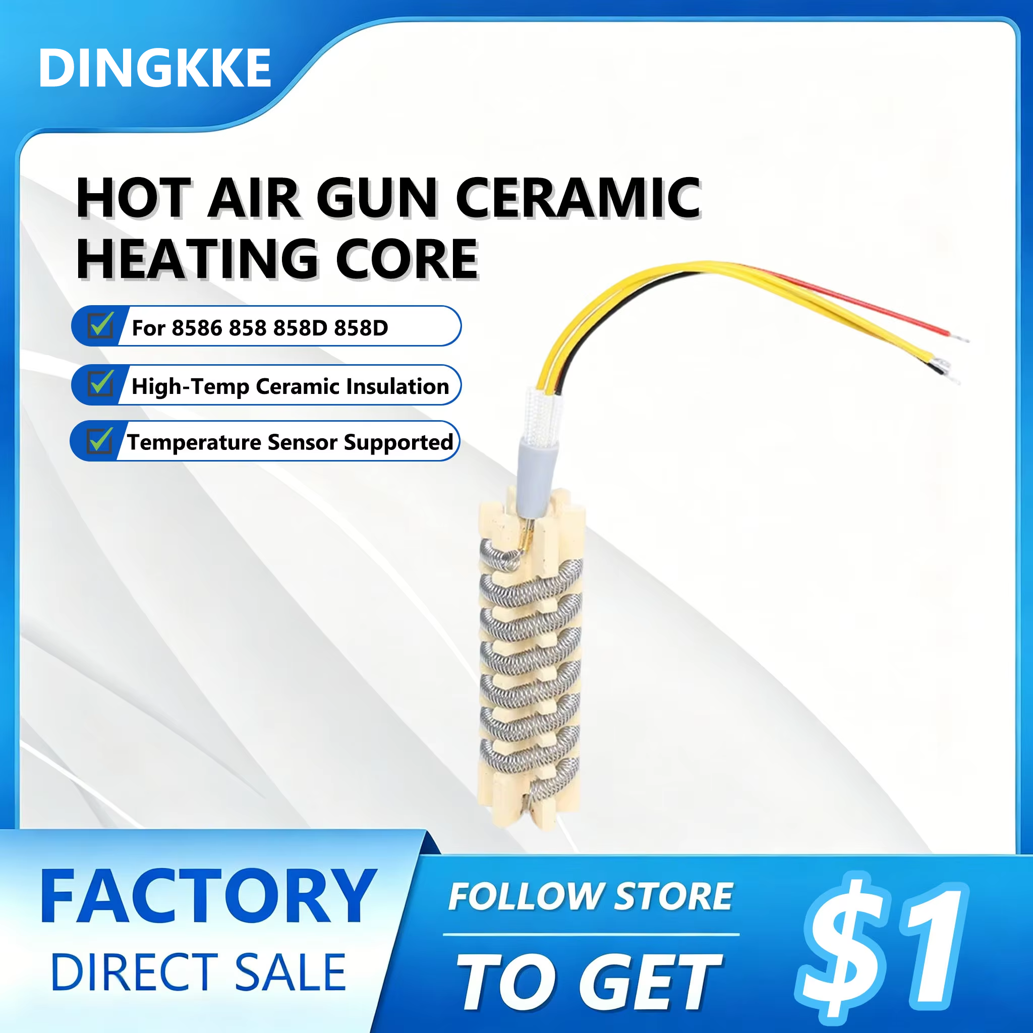 Hot air Gun Heating Element 85 - Hot Air Station 858 recensie en prijs
