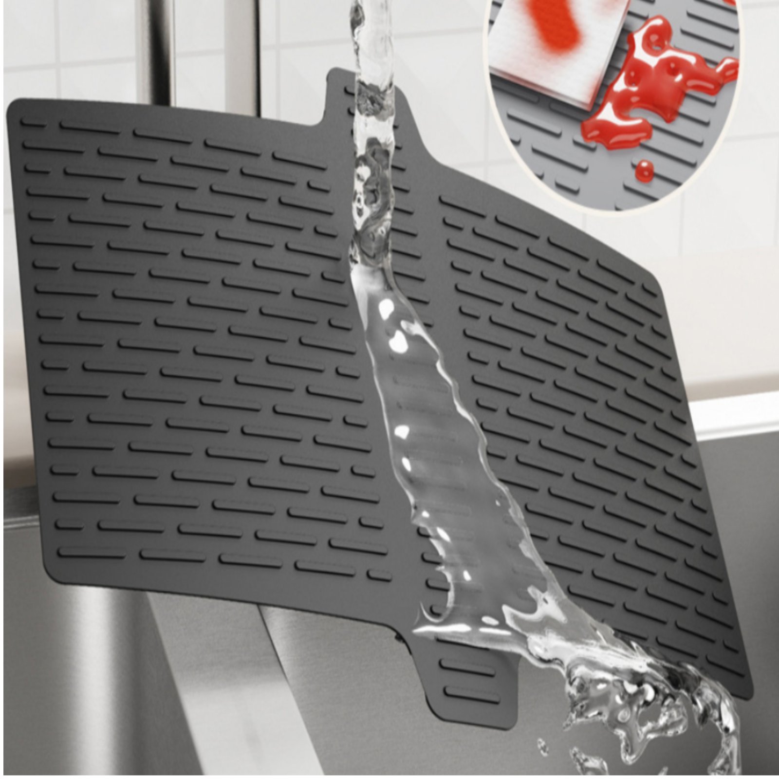 Silicone Sink Divider Mat Non- - Heat Mat Silicone recensie en prijs