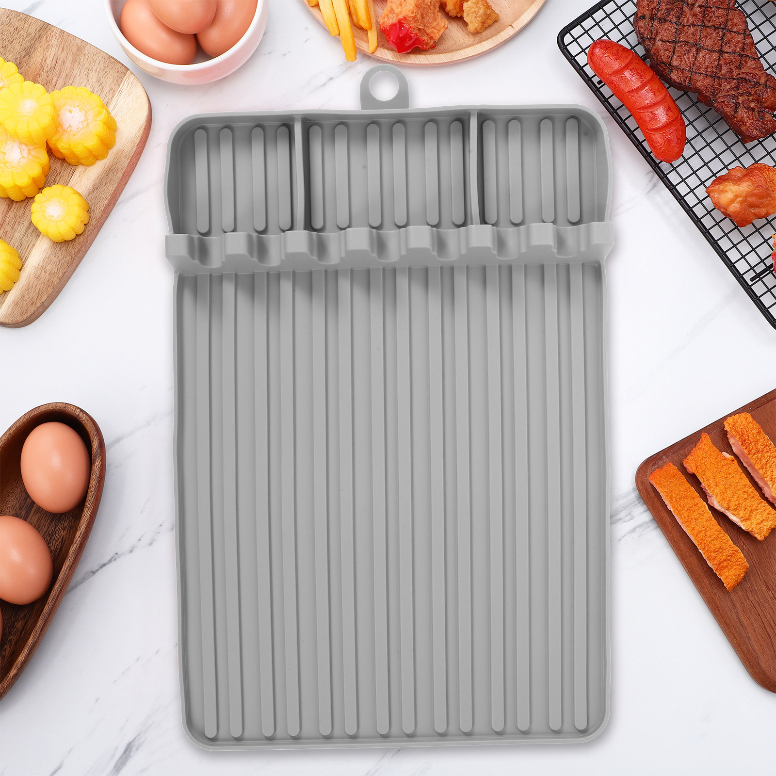 Silicone Grill Side Shelf Mat  - Heat Mat Silicone recensie en prijs