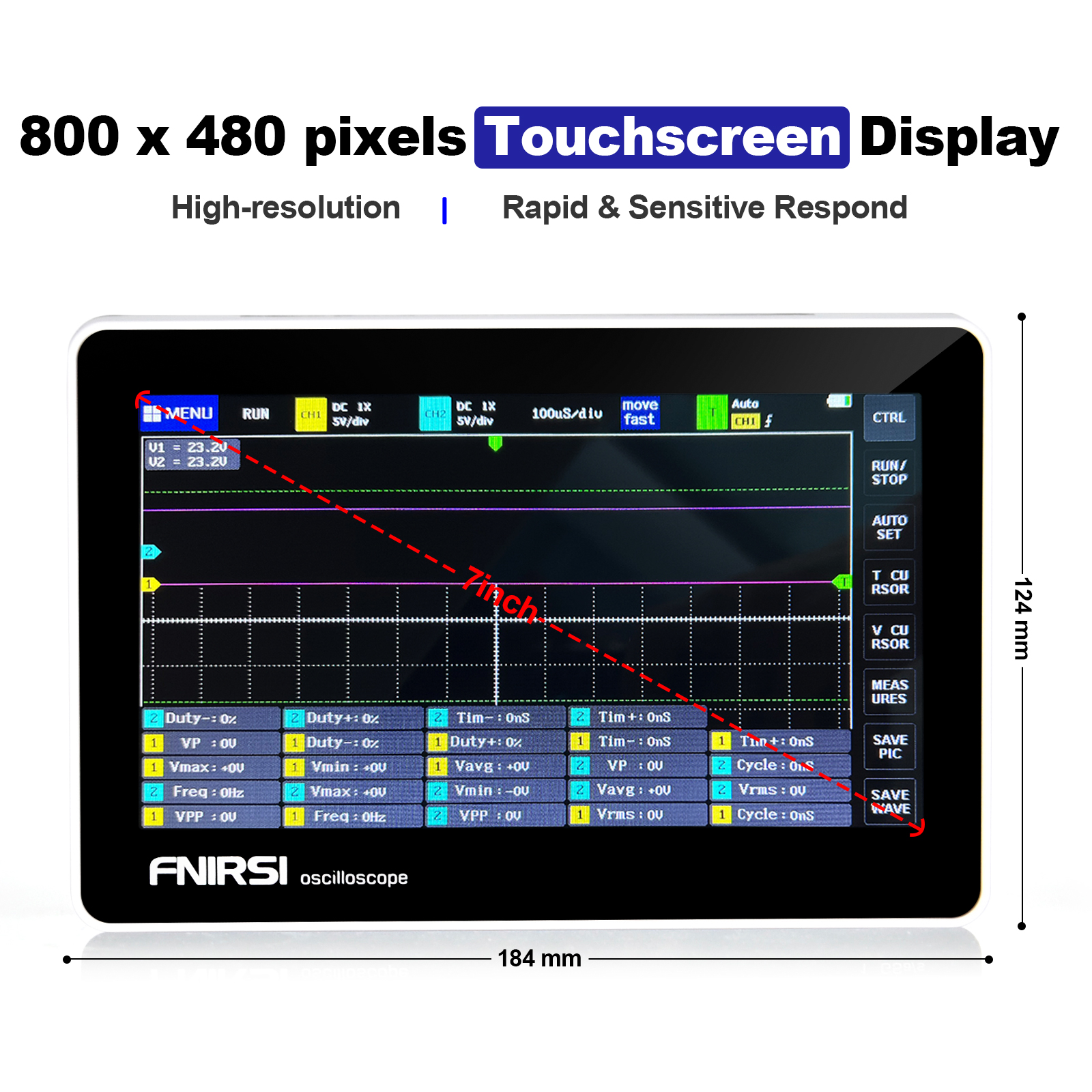 2CH 100MHz 1GSa s Tablet Oscil - Electronics Repair Engineer recensie en prijs