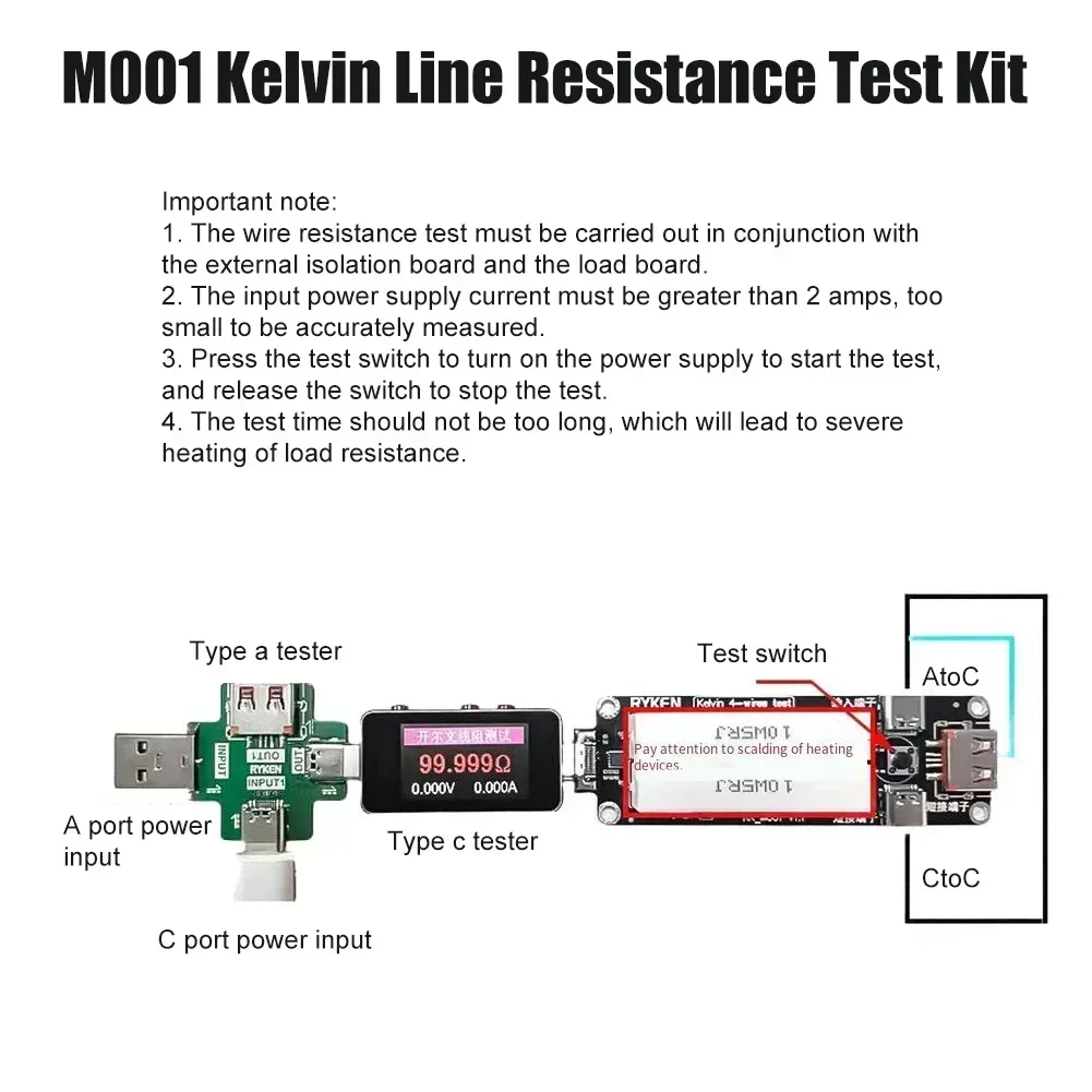 Kelvin Resistance Type-C Power - Electronics Repair Bench recensie en prijs