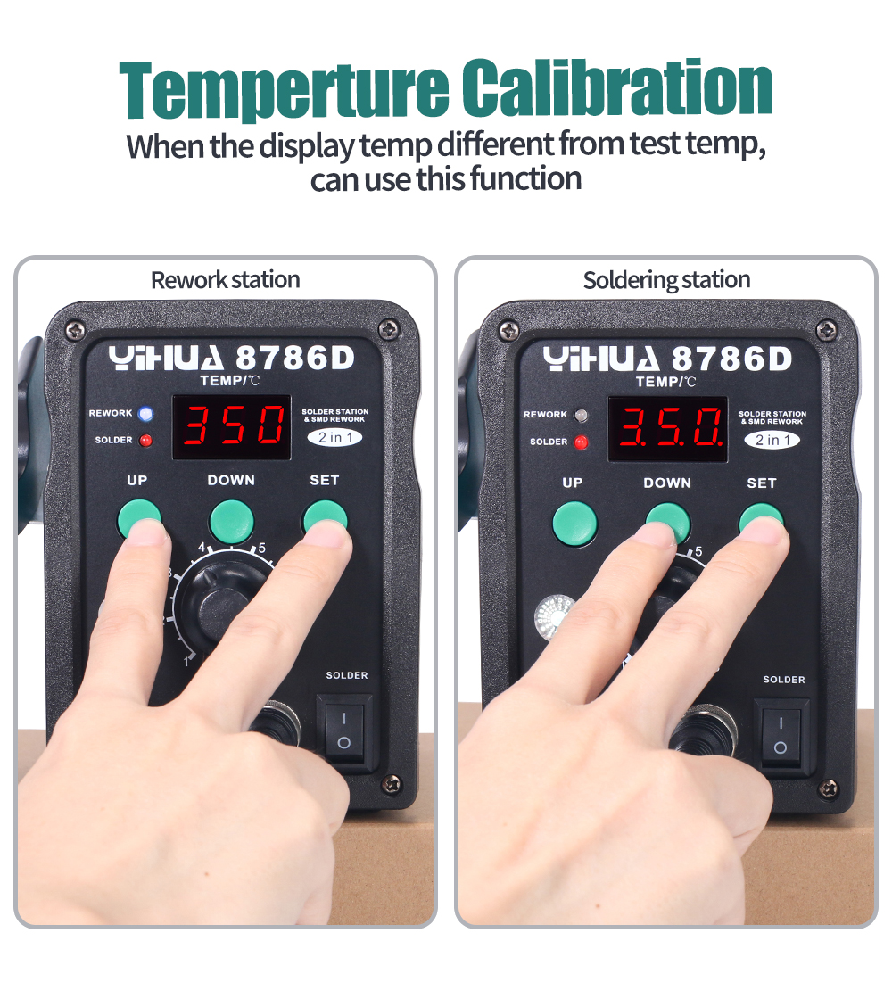 YIHUA 8786D Soldering Iron Hot - Hot Air Station 858 recensie en prijs