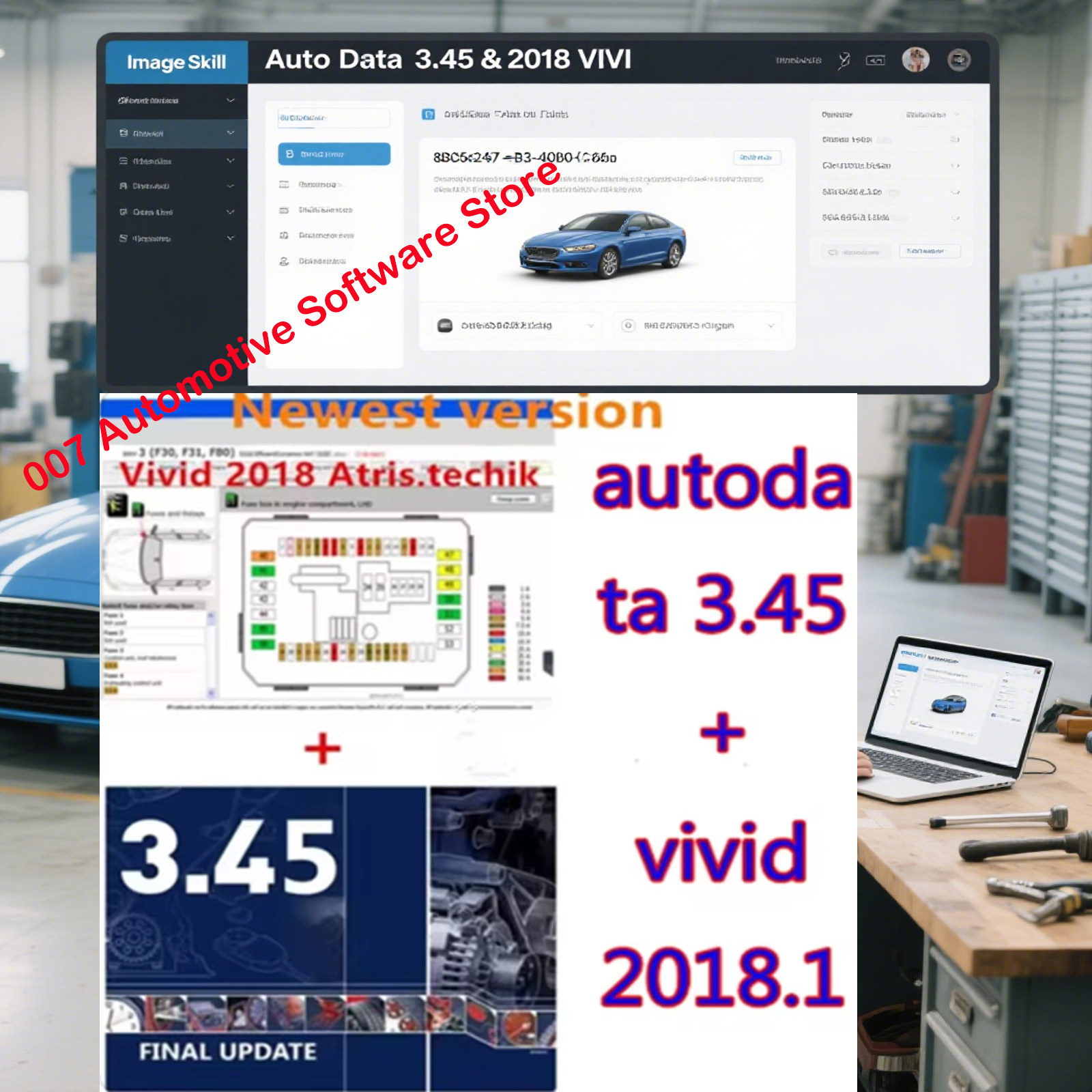 2025 latest 3.45AutoData Car S - Electronics Repair Book recensie en prijs